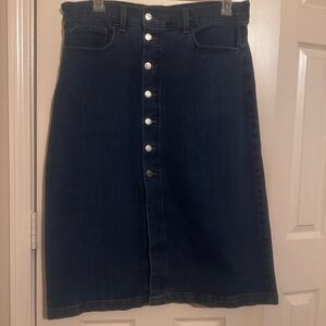 Banana Republic Indigo Denim Skirt